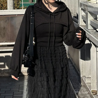 Bolero Hooded Sweatshirt