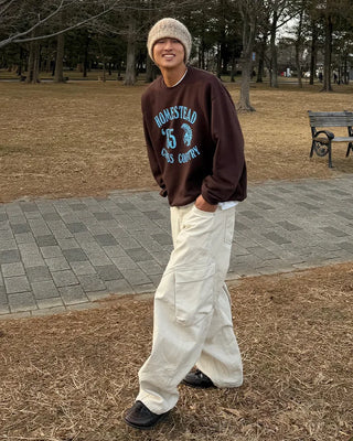 Color-block cargo pants