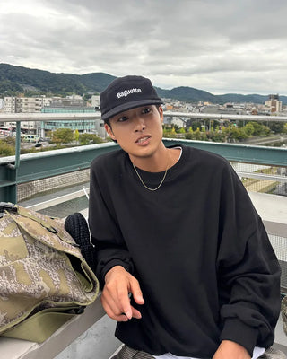 Washed plain oversized sweatshirt
