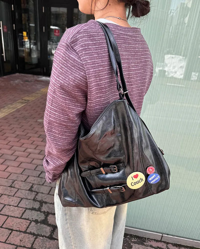 2-Way Leather Shoulder & Tote Bag