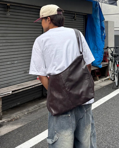 Wide Crossbody Bag