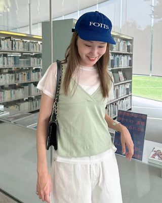 Mash Short-Sleeve Sleeveless Layered Set