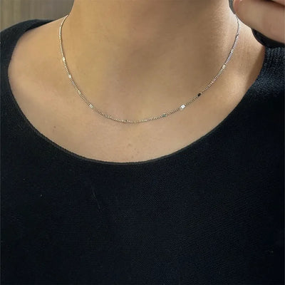 Simple Cyan Necklace