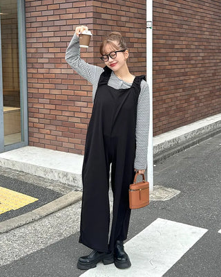 Frill Sleeveless Jumpsuit