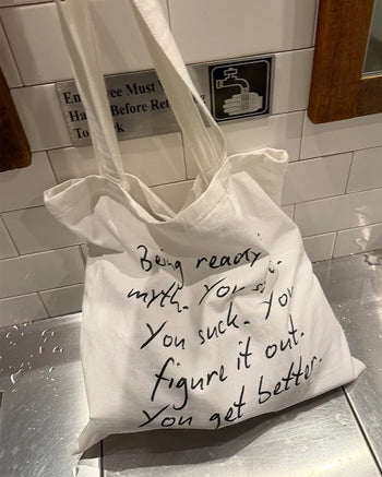 Lettering Canvas Eco Bag