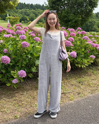 Pile Camisole Jumpsuit