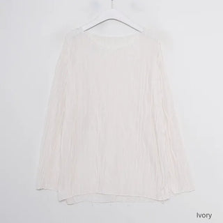 See-through wave blouse