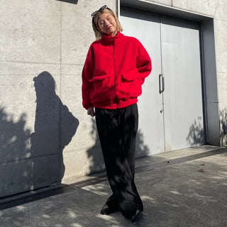 Pocket fleece zip jacket