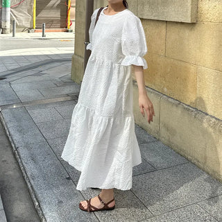 Puff Long Dress
