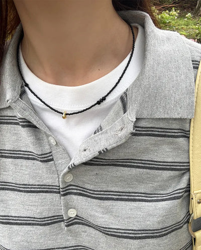 Cord Bead Necklace