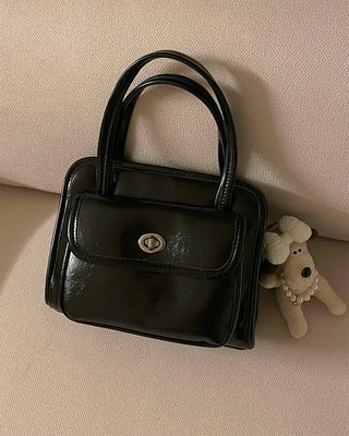 Square Top Handle Tote Bag