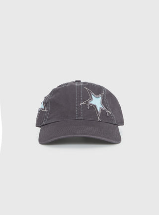 Cultivate Star Detail Cap Grey  Blue