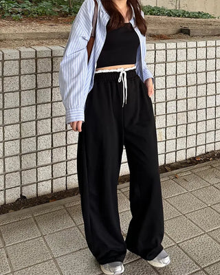 Waist string pants