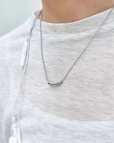 Surgical Steel Mini Bar Necklace