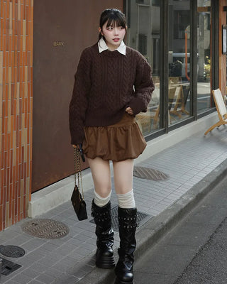 Oversized Cable Knit
