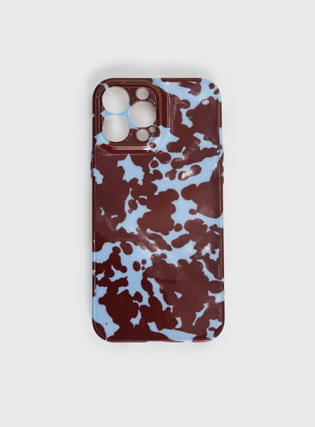 Entrancing iPhone Case Blue  Red
