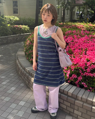 Colored cotton pants