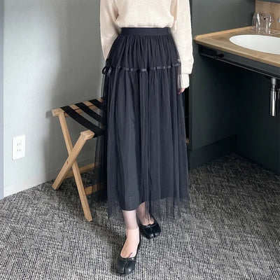 Tulle frill skirt