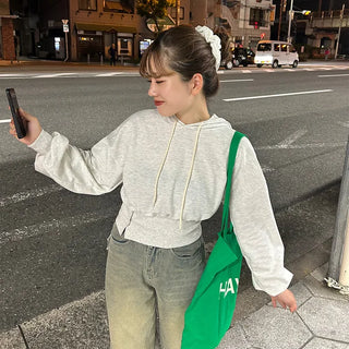 Cropped hoodie