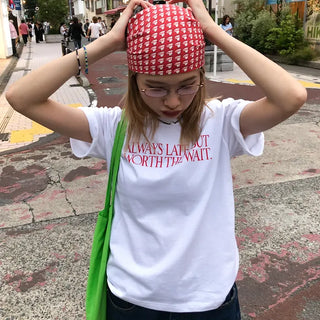 Lettering Point Short-Sleeve T-Shirt