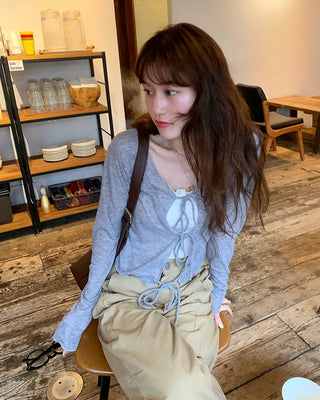 Sheer Ribbon Cardigan