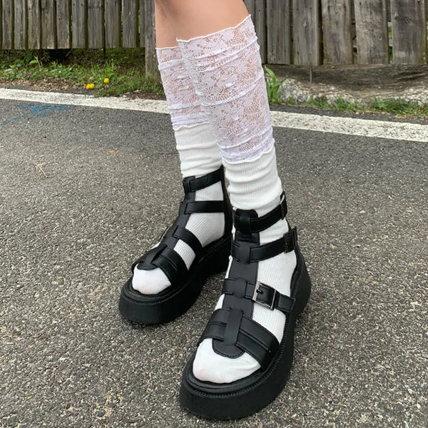 American casual platform sandals