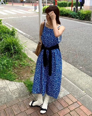 Flower Sleeveless Long Dress
