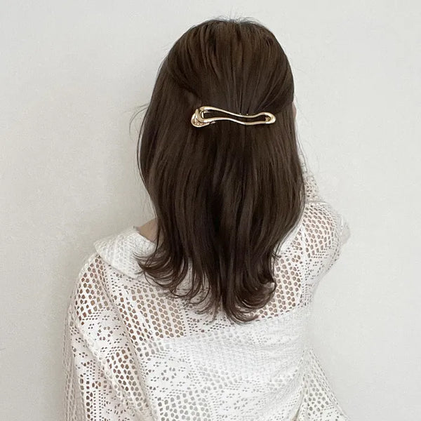 Wave Metal Hairpin
