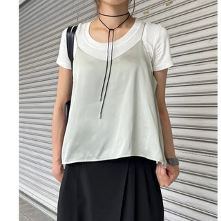 Mini satin camisole