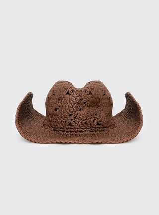 Anistyn Woven Cowboy Hat Tan