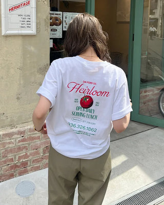 Tomato Lettering Loose Fit Short Sleeve T-Shirt