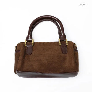 Suede mini bag