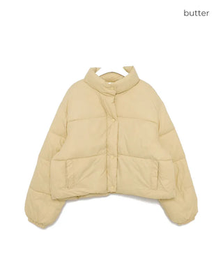 Daily Cropped Padded Jumper
