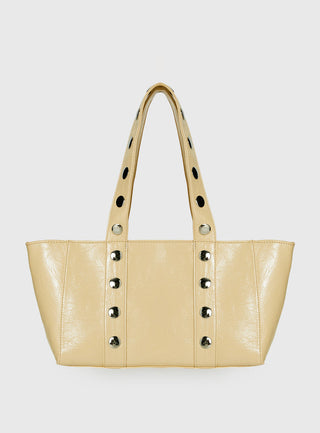 Fever Dreams Eyelet Shoulder Bag Yellow