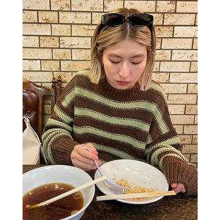 Unique striped knit