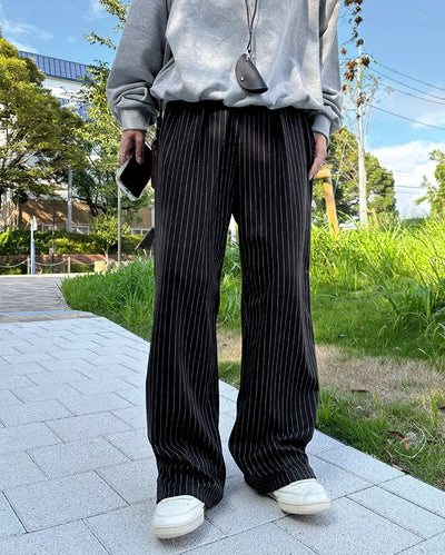 Striped Banding Pants