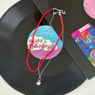 Color Point Bead Necklace