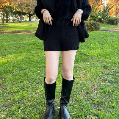 Knit shorts