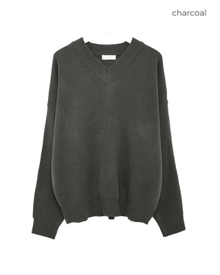 Basic V-neck knit