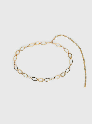 Qwin Chain Belt Gold