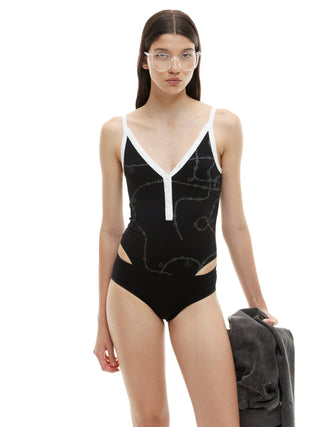 Ink Black Beverly Bodysuit