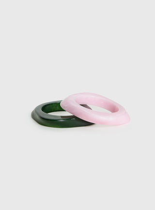 Jordann Resin Cuff Pack Pink  Green