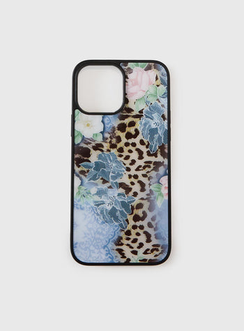 Elayna iPhone Case Leopard Floral