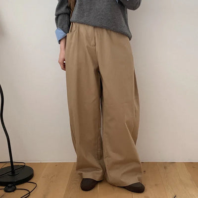 (3 colors) Wide Chino Pants