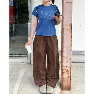 Nylon jogger pants