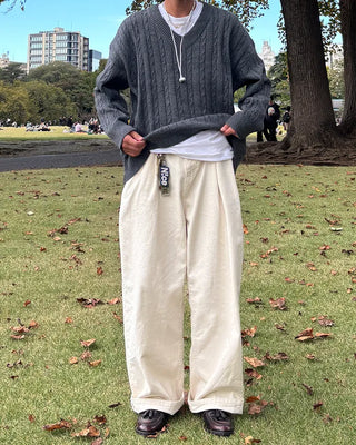 Daily One-Pleat Pants