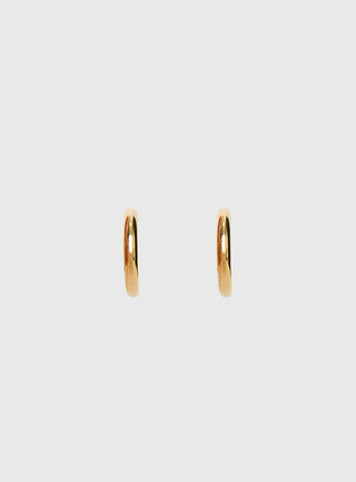 Tindra Gold Plated 25mm Hoop Earrings Gold
