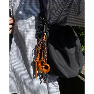 Pretzel Donut Keyring