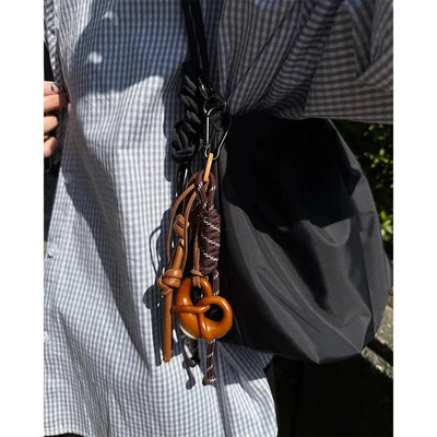 Pretzel Donut Keyring