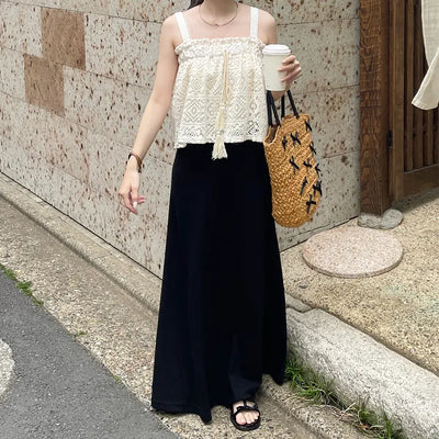 Semi-mermaid long skirt